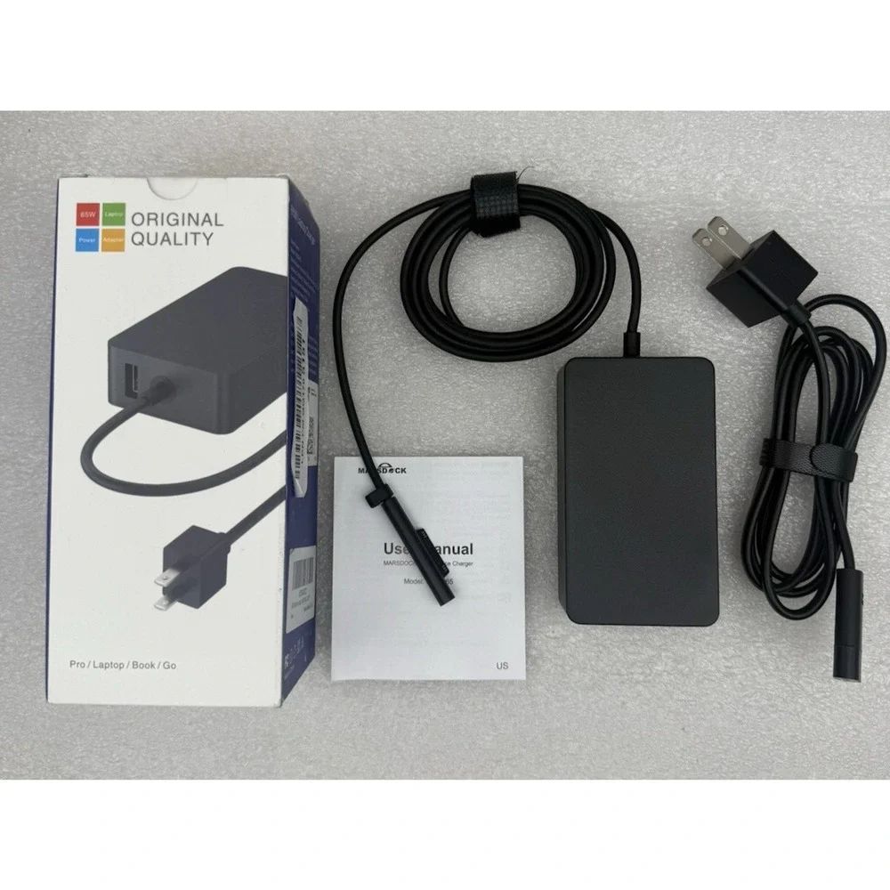 65W Replacement AC Adapter MDSF65 For Microsoft Surface Pro 11, 10 NEW *read...